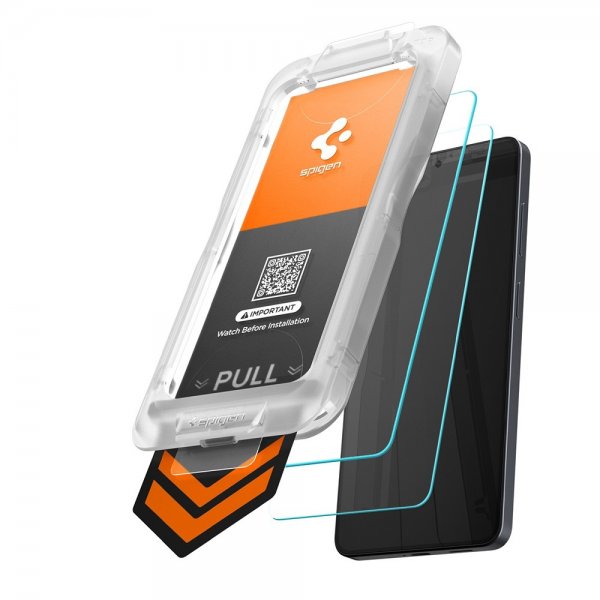 Spigen Samsung Galaxy S26 Skjermbeskytter GLAS.tR EZ Fit Pro 2-pakning