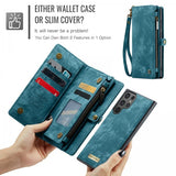 CaseMe Samsung Galaxy S26 Ultra Etui 008 Series Avtakbart Deksel Blå
