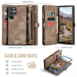 CaseMe Samsung Galaxy S26 Ultra Etui 008 Series Avtakbart Deksel Brun