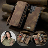 CaseMe Samsung Galaxy S26 Ultra Etui 008 Series Avtakbart Deksel Brun