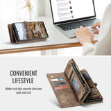 CaseMe Samsung Galaxy S26 Ultra Etui 008 Series Avtakbart Deksel Brun