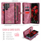 CaseMe Samsung Galaxy S26 Ultra Etui 008 Series Avtakbart Deksel Rød