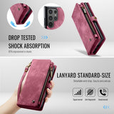 CaseMe Samsung Galaxy S26 Ultra Etui 008 Series Avtakbart Deksel Rød