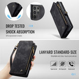 CaseMe Samsung Galaxy S26 Ultra Etui 008 Series Avtakbart Deksel Svart