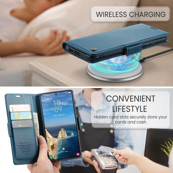 CaseMe Samsung Galaxy S26 Ultra Etui 023 Series Blå