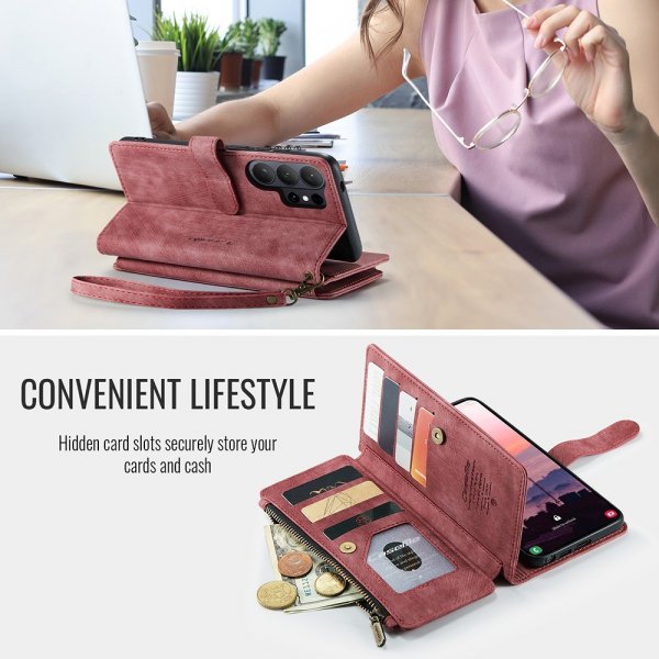 CaseMe Samsung Galaxy S26 Ultra Etui C30 Series Rød