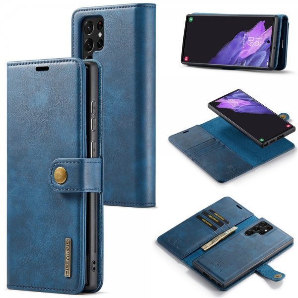 Dg.Ming Samsung Galaxy S26 Ultra Etui Avtagbart Deksel Blå