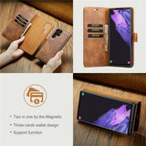Dg.Ming Samsung Galaxy S26 Ultra Etui Avtagbart Deksel Brun