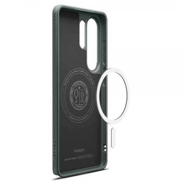 Spigen Samsung Galaxy S26 Ultra Deksel Liquid Air MagFit Abyss Green