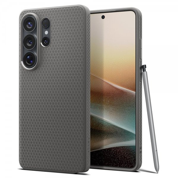 Spigen Samsung Galaxy S26 Ultra Deksel Liquid Air Marble Gray