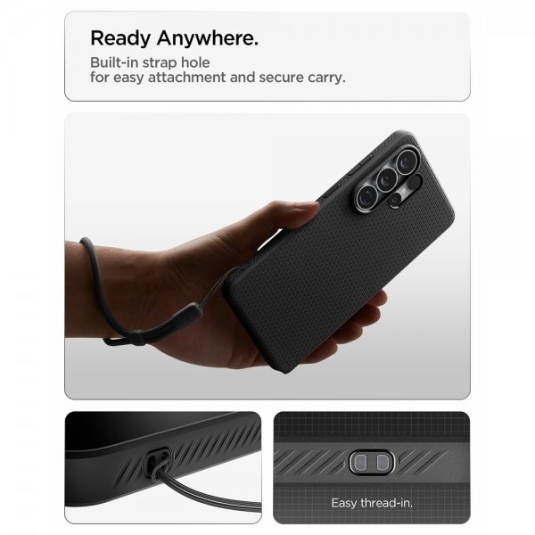 Spigen Samsung Galaxy S26 Ultra Deksel Liquid Air Matte Black