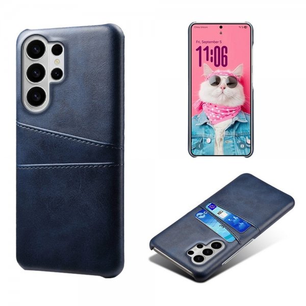 Samsung Galaxy S26 Ultra Deksel med To Kortlommer Blå