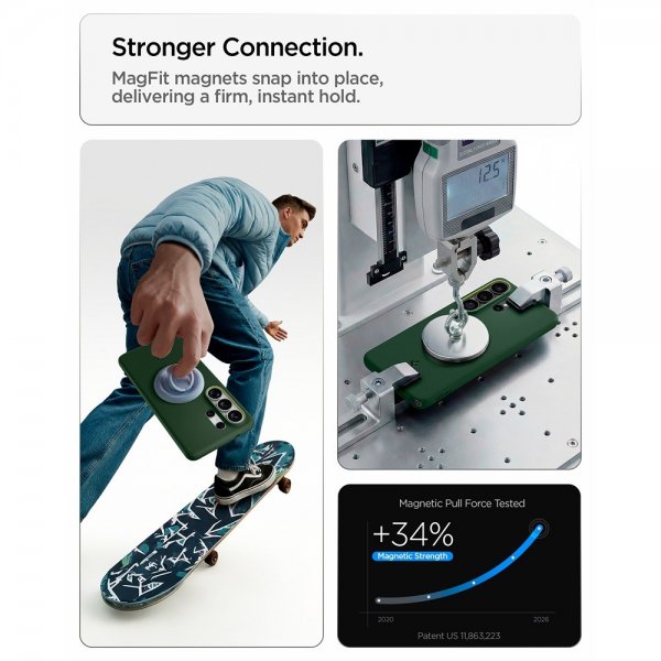 Spigen Samsung Galaxy S26 Ultra Deksel Nano Pop MagFit Avo Green