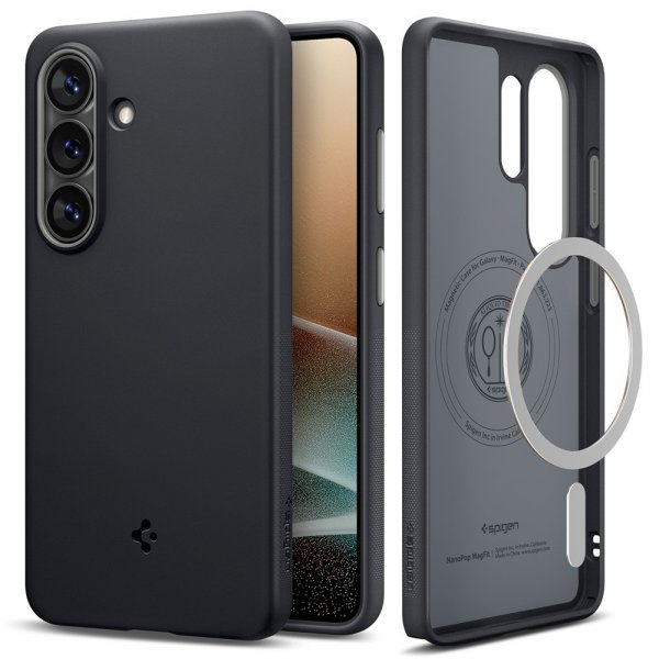 Spigen Samsung Galaxy S26 Ultra Deksel Nano Pop MagFit Black Sesame