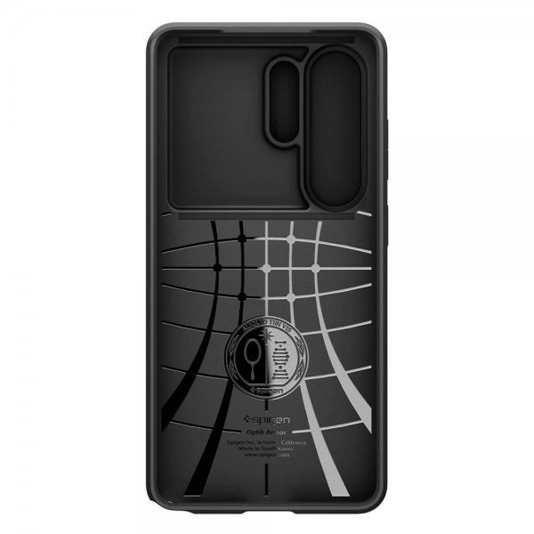 Spigen Samsung Galaxy S26 Ultra Deksel Optik Armor Svart