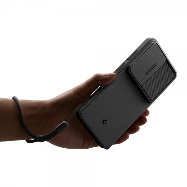 Spigen Samsung Galaxy S26 Ultra Deksel Optik Armor Svart