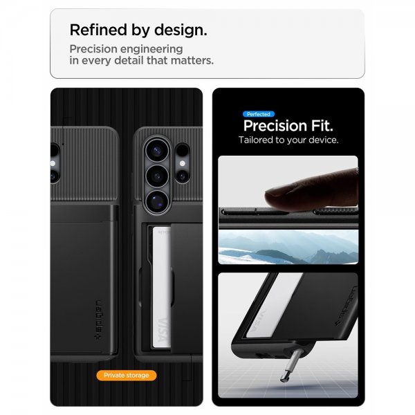 Spigen Samsung Galaxy S26 Ultra Deksel Slim Armor CS Svart