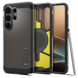 Spigen Samsung Galaxy S26 Ultra Deksel Tough Armor MagFit Gunmetal