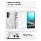 Spigen Samsung Galaxy S26 Ultra Deksel Ultra Hybrid MagFit Clear White