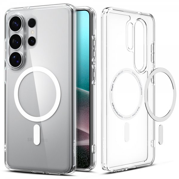 Spigen Samsung Galaxy S26 Ultra Deksel Ultra Hybrid MagFit Clear White