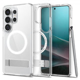 Spigen Samsung Galaxy S26 Ultra Deksel Ultra Hybrid S MagFit Clear White