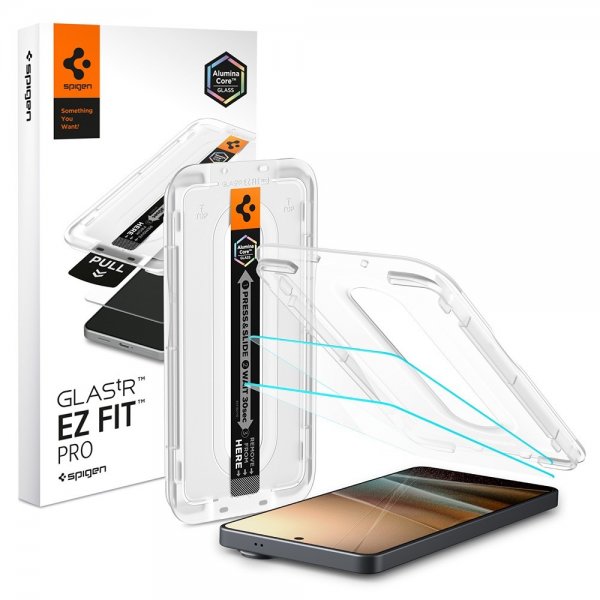 Spigen Samsung Galaxy S26 Ultra Skjermbeskytter GLAS.tR EZ Fit Pro Anti Reflection 2-pakning