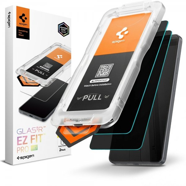 Spigen Samsung Galaxy S26 Ultra Skjermbeskytter GLAS.tR EZ Fit Pro Privacy 2-pakning