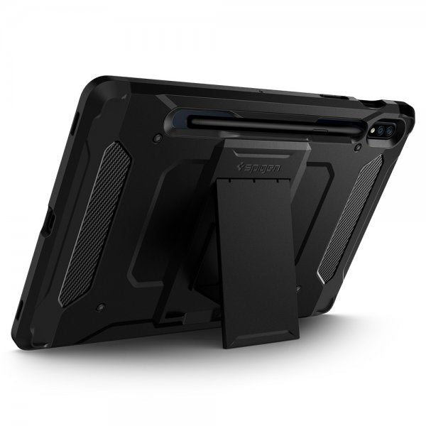 Spigen Samsung Galaxy Tab S7/Galaxy Tab S8 Deksel Tough Armor Pro Svart