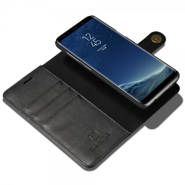 Dg.Ming Samsung Galaxy S8 PlånboksEtui Löstagbart Deksel Svart