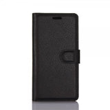 Samsung Galaxy S8 Etui Litchi Svart