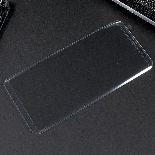 Samsung Galaxy S8 Skjermbeskytter i Herdet glass Full size 3D Välvd Transparent