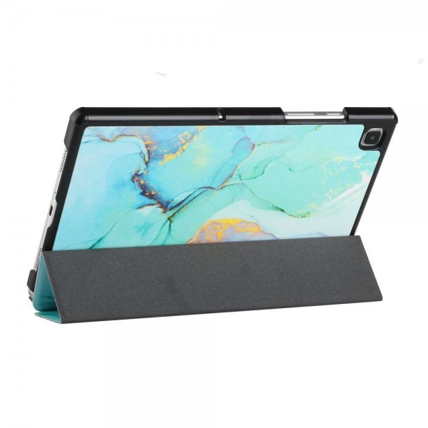 Samsung Galaxy Tab A7 Etui Motiv Grønn Marmor