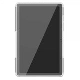 Samsung Galaxy Tab A7 Deksel Dekkmønster Stativfunksjon Hvit