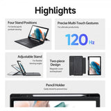 Dux Ducis Samsung Galaxy Tab A8 Etui Avtakbart tastatur Svart