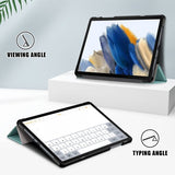 Samsung Galaxy Tab A9 Plus Etui Trifold Grønn