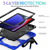 Samsung Galaxy Tab A9 Plus/Tab A11 Plus Deksel Heavy Duty Armor Blå