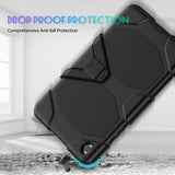 Samsung Galaxy Tab A9 Plus/Tab A11 Plus Deksel Heavy Duty Armor Svart