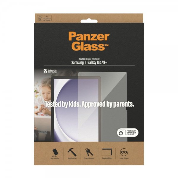 PanzerGlass Samsung Galaxy Tab A9 Plus Skjermbeskytter Ultra-Wide Fit