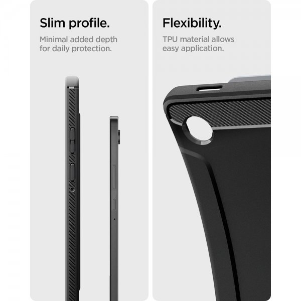 Spigen Samsung Galaxy Tab A9/Galaxy Tab A11 Deksel Rugged Armor Matte Black