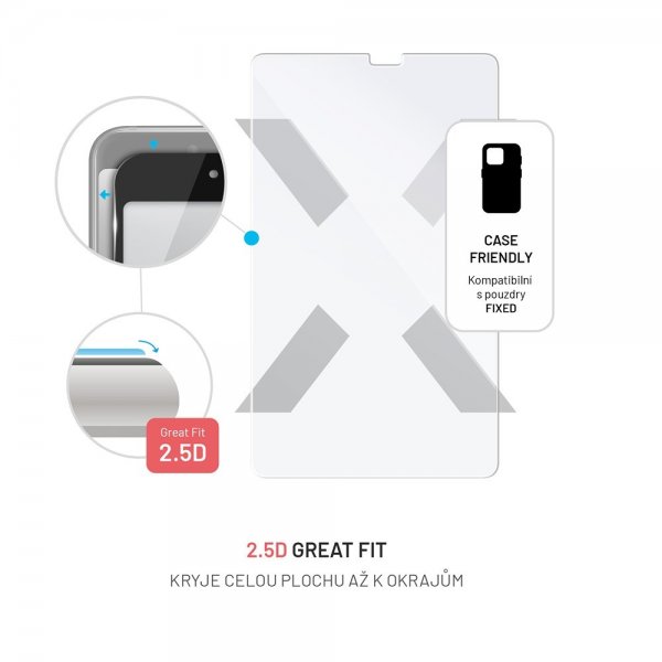 Fixed Samsung Galaxy Tab A9/Galaxy Tab A11 Skjermbeskytter Herdet Beskyttelsesglass 9H