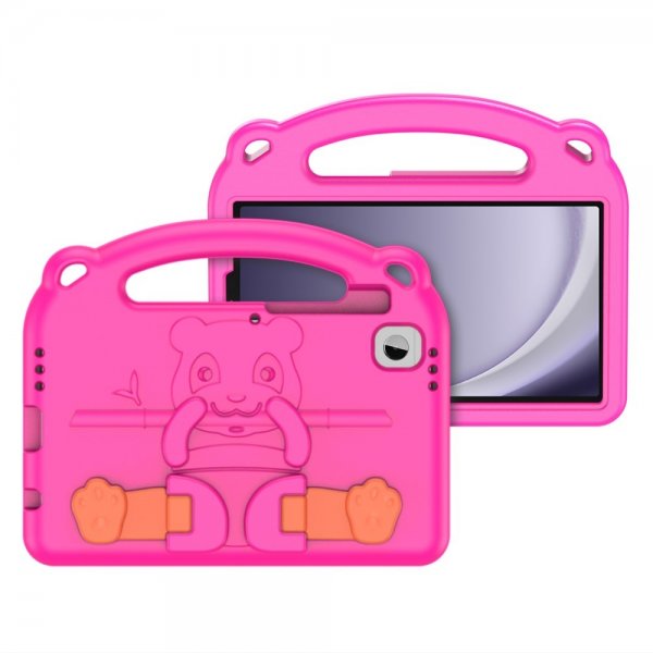 Dux Ducis Samsung Galaxy Tab A7 Lite/Galaxy Tab A9 Deksel Panda Magenta