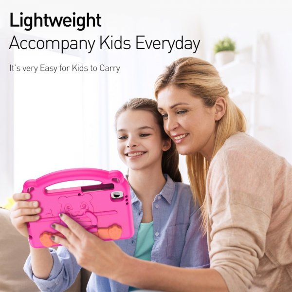 Dux Ducis Samsung Galaxy Tab A7 Lite/Galaxy Tab A9 Deksel Panda Magenta
