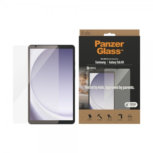 PanzerGlass Samsung Galaxy Tab A9 Skjermbeskytter Ultra-Wide Fit