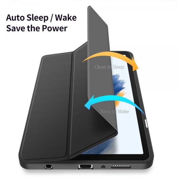 Dux Ducis Samsung Galaxy Tab A9 Etui TOBY Series Svart