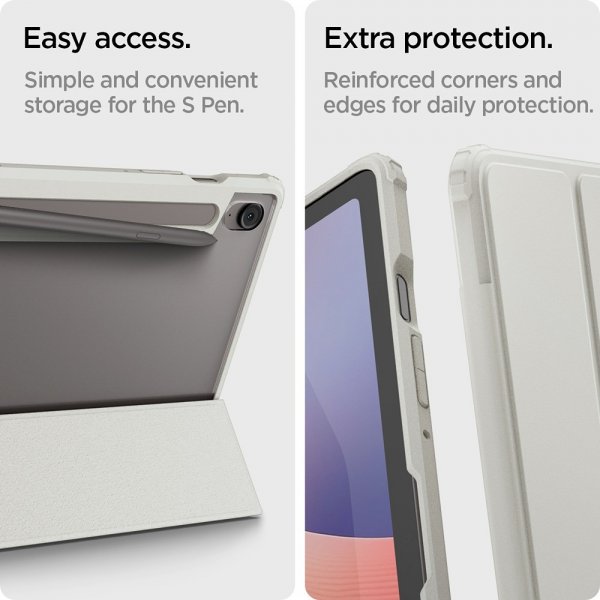 Spigen Samsung Galaxy Tab S10 FE Etui Ultra Hybrid Pro Grå