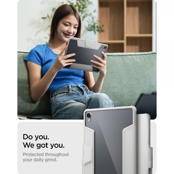Spigen Samsung Galaxy Tab S11 Etui Ultra Hybrid Pro Grå
