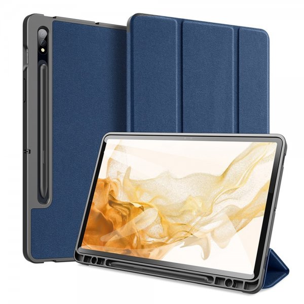 Dux Ducis Samsung Galaxy Tab S7 11 T870 T875/Galaxy Tab S8 Etui Domo Series Blå