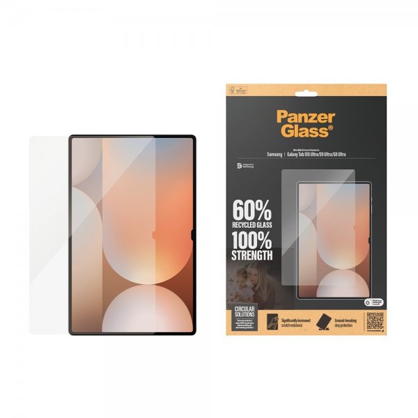 PanzerGlass Samsung Galaxy Tab S8 Ultra/S9 Ultra/S10 Ultra Skjermbeskytter Ultra-Wide Fit