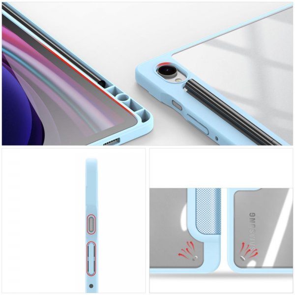 Dux Ducis Samsung Galaxy Tab S9 FE Etui TOBY Series Blå