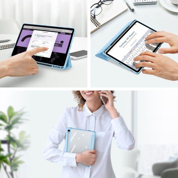 Dux Ducis Samsung Galaxy Tab S9 FE Etui TOBY Series Blå